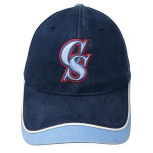 CS Strapback Hat Blue One Size Embroidered Adjustable Magic Headwear